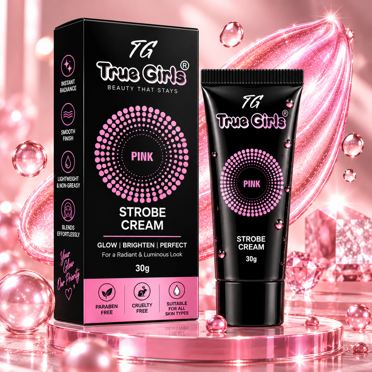 Strobe Cream – Pink, 30g