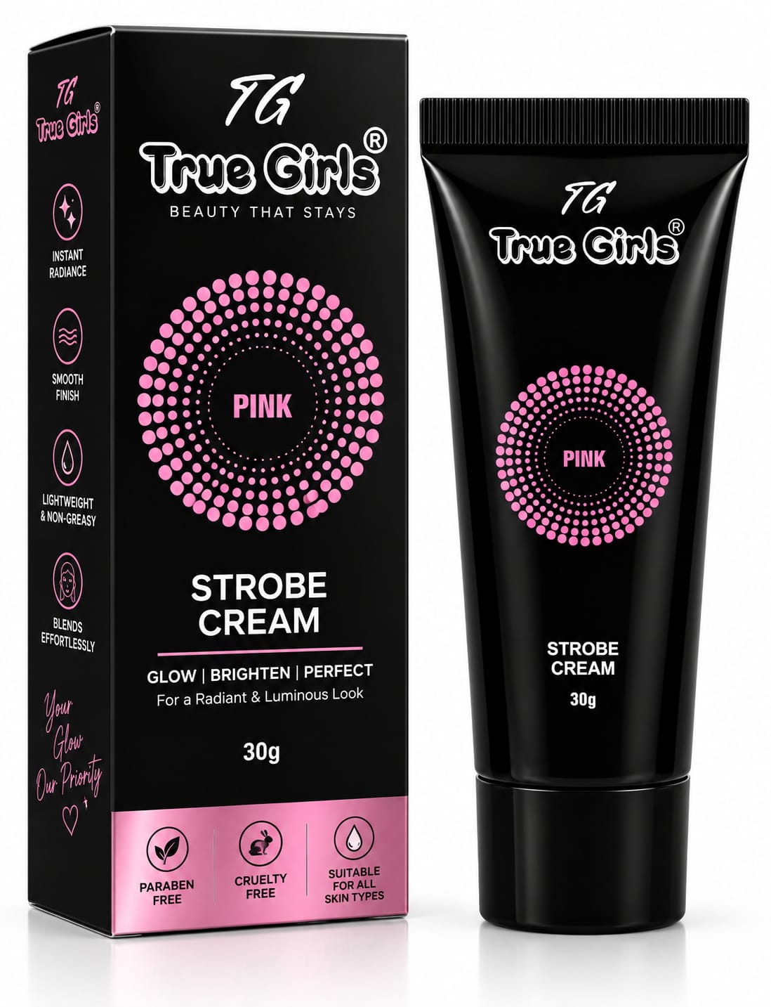 Strobe Cream – Pink, 30g